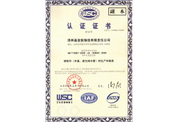 WSC認(rèn)證證書